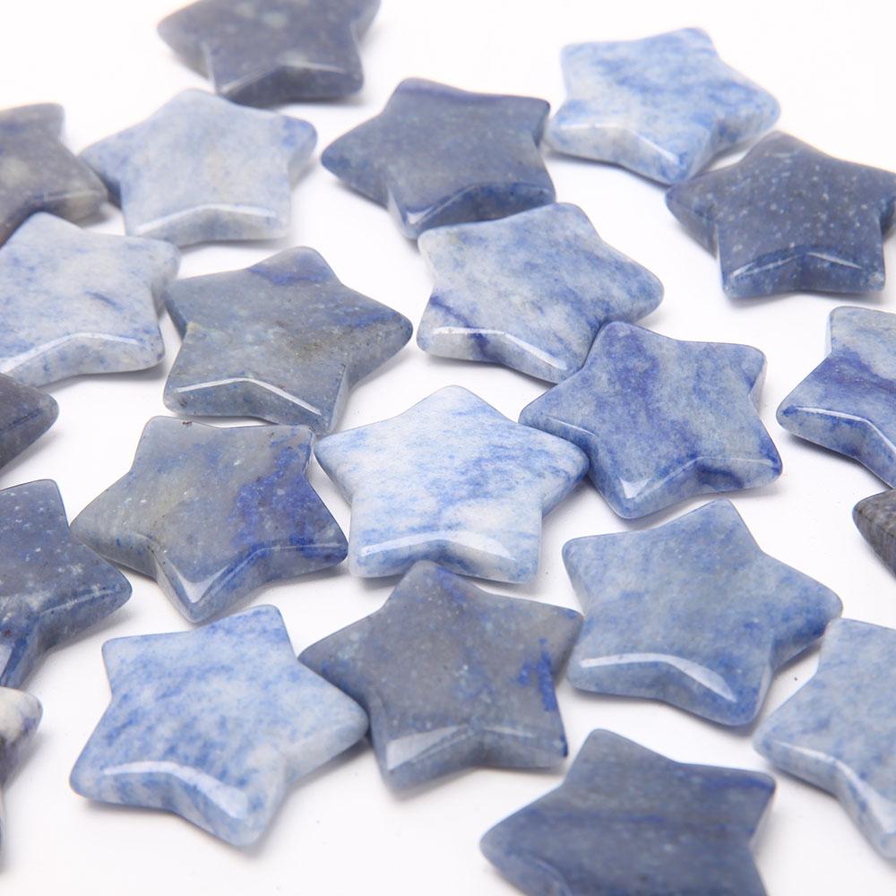 Blue Aventurine Star Carvings Wholesale Crystals