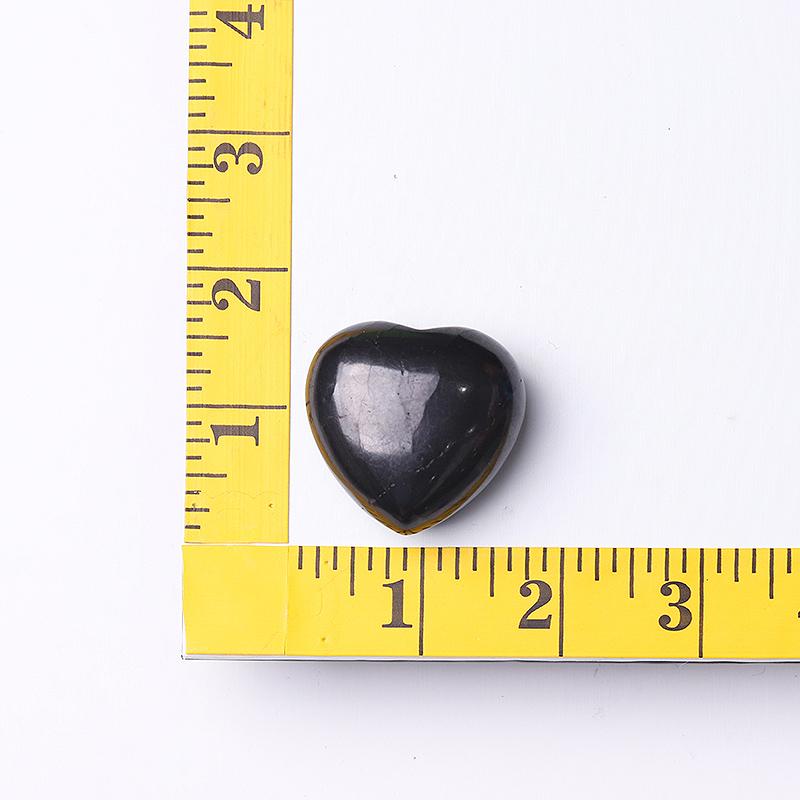 1.5" Shungite Heart Carvings Wholesale Crystals