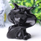 3.3" Black Obsidian Devil Crystal Carvings Wholesale Crystals