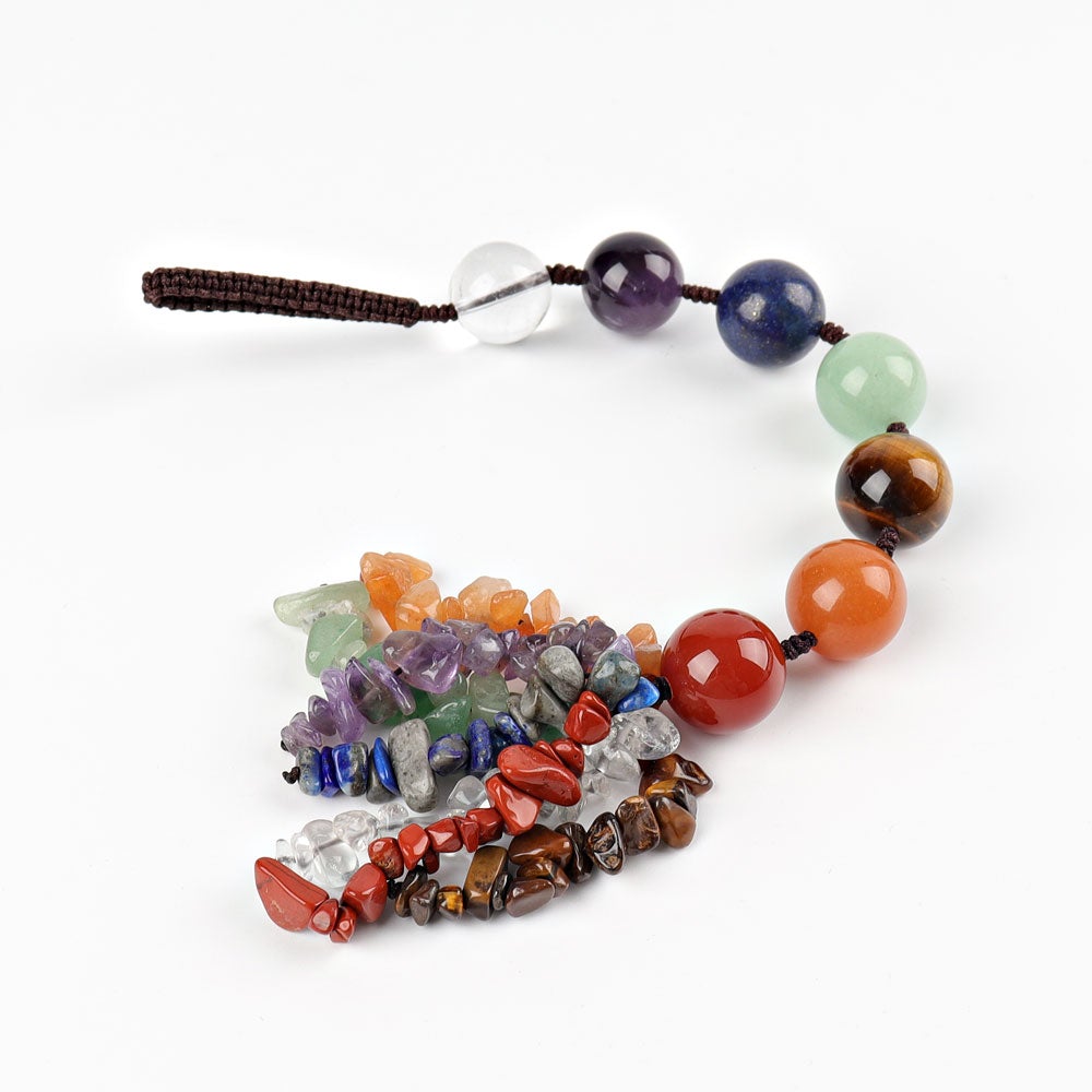 10" Chakra Crystal Hanging Ornament Wholesale Crystals