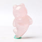 Rose Quartz Bear With Beauty Tail Crystal Carvings Wholesale Crystals