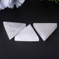 2" Triangle Selenite Slab Crystal Charging Plate Wholesale Crystals