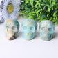 2" Sky Blue Skull Crystal Carvings Wholesale Crystals