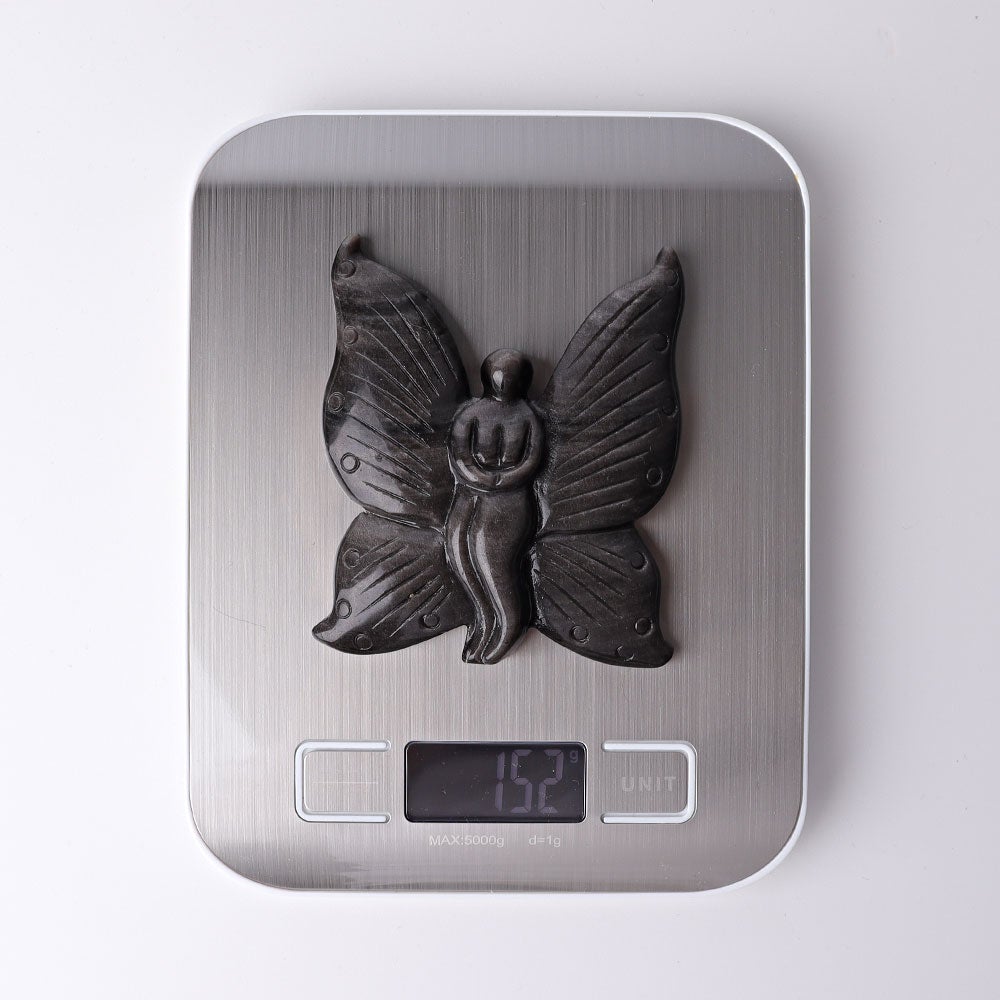 3.45" Golden Obsidian Fairy Crystal Carvings Wholesale Crystals