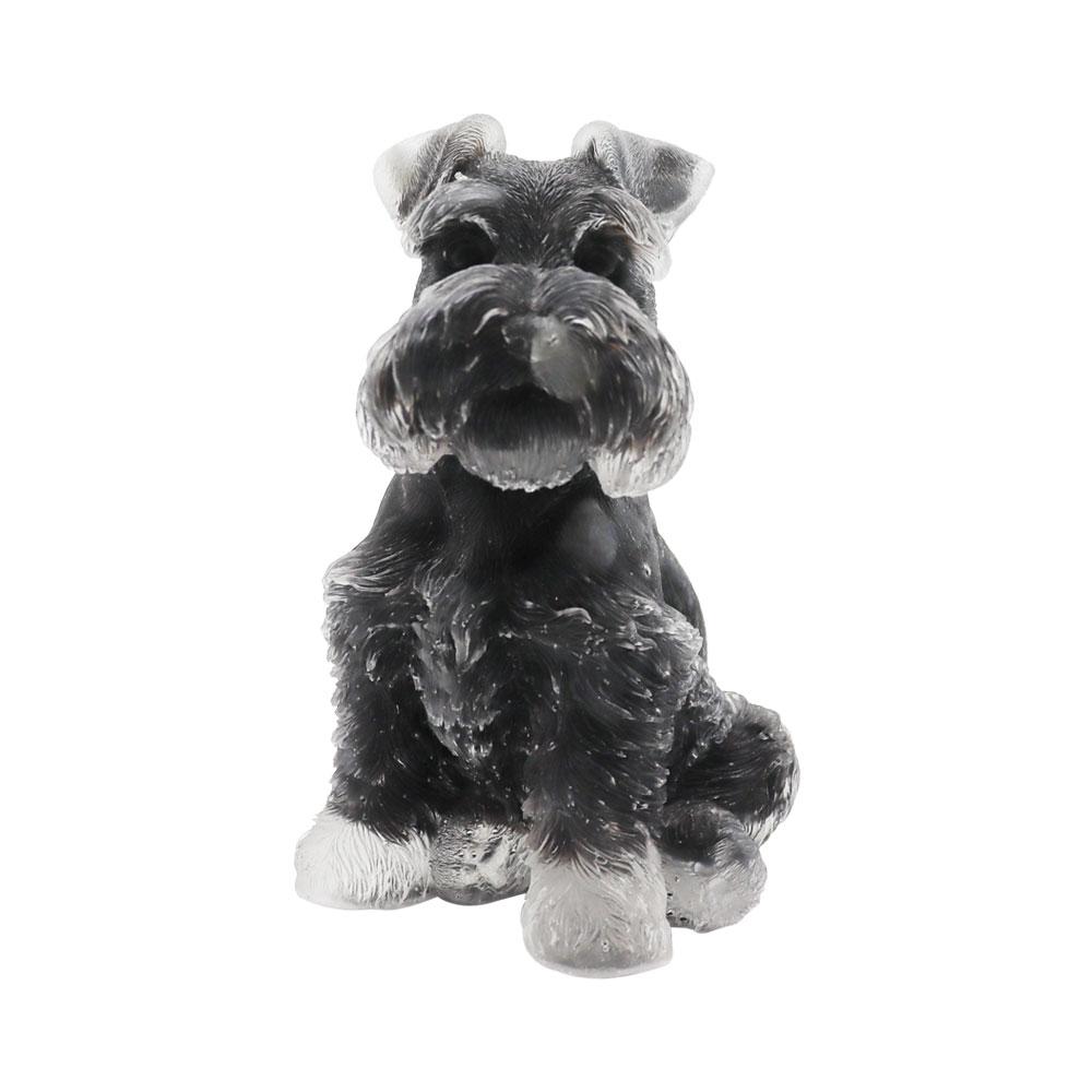 Tiger Eye Crystal Chips Resin Dog Figurines Wholesale Crystals