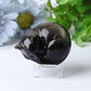 2.3" Sleeping Cat Crystal Carvings Wholesale Crystals