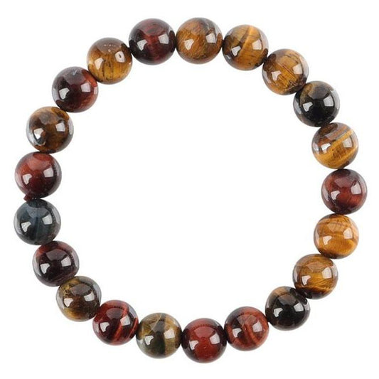 8mm Rainbow Tiger Eye Bracelet Wholesale Crystals