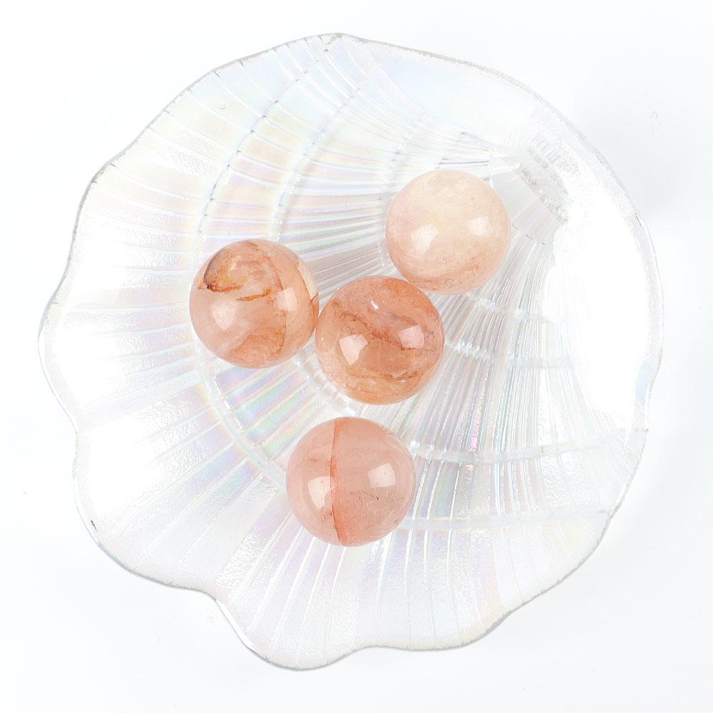 1 "Fire Quartz Crystal Sphere Wholesale Crystals