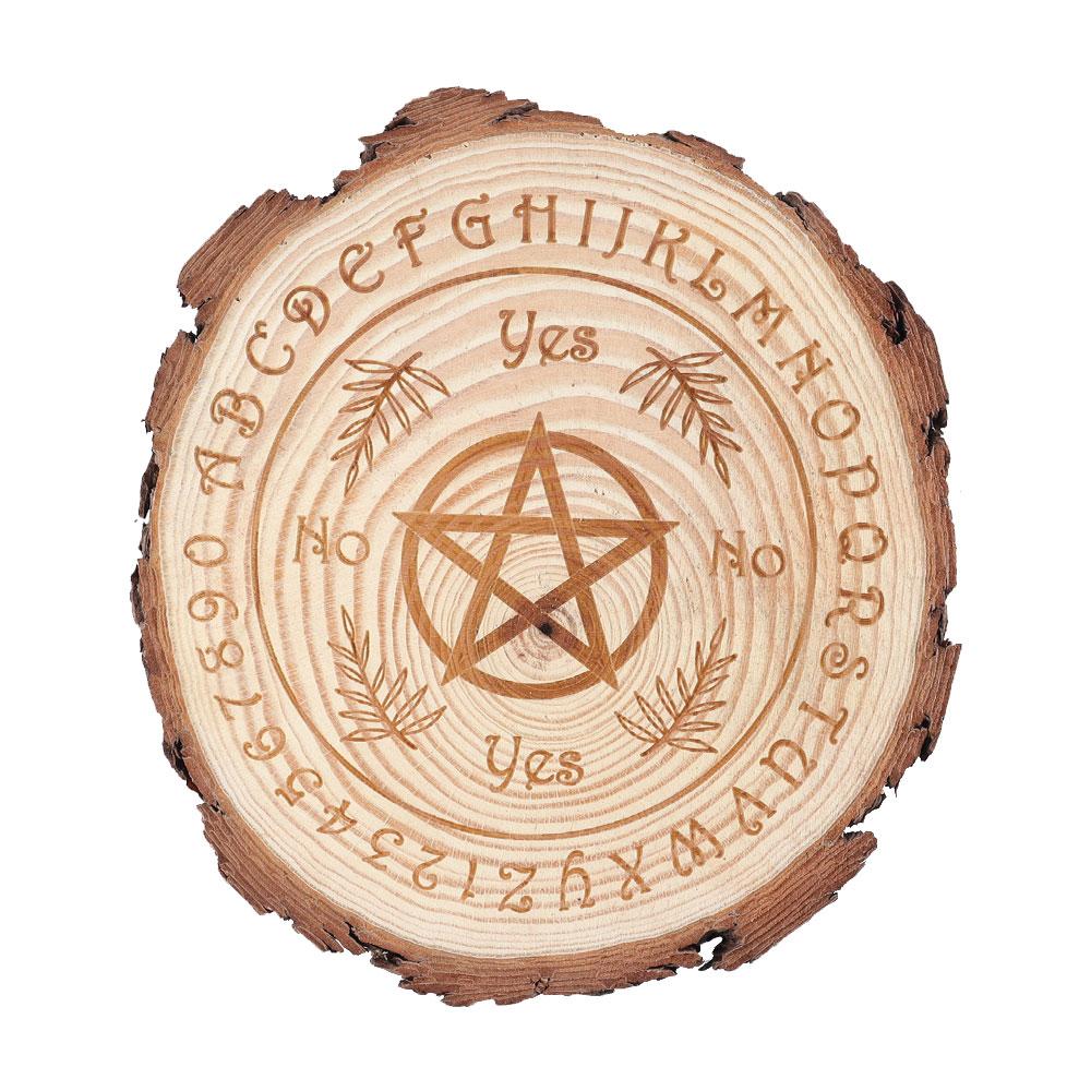 Irregular Round Wooden Coaster Wholesale Crystals