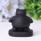 2" Black Obsidian Snorlax Crystal Carvings Wholesale Crystals