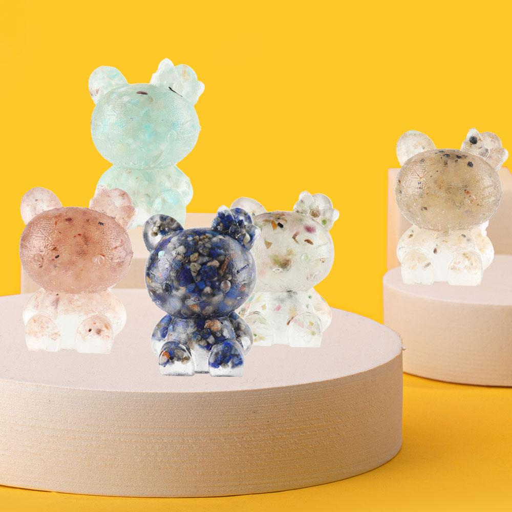 Crystal Chips Infused Hello Kitty Resin Figurines Wholesale Crystals