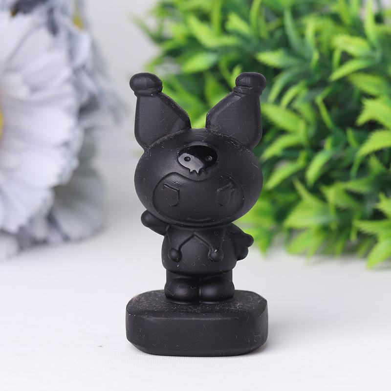 2" Black Obsidian Crystal Carvings Wholesale Crystals