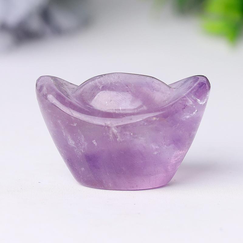 Amethyst  Ingots Crystal Carvings Discount Wholesale Crystals