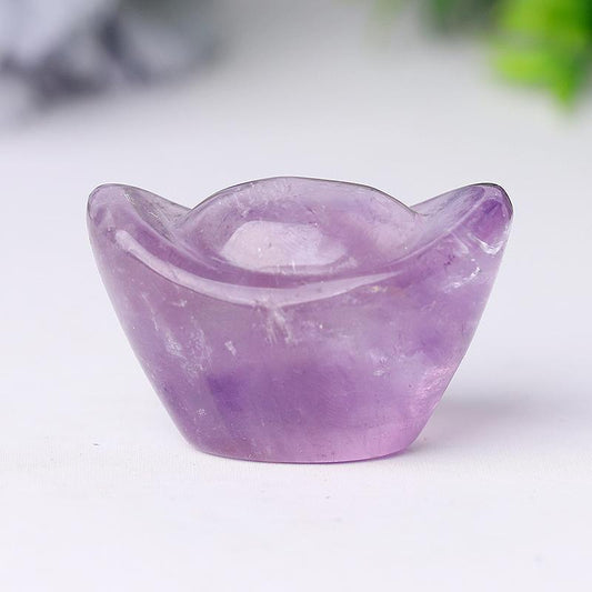 Amethyst  Ingots Crystal Carvings Discount Wholesale Crystals