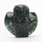 2" Moss Agate Owl Carvings Wholesale Crystals