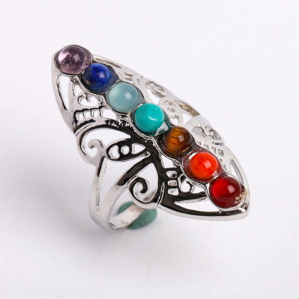7 Chakra Adjustable Crystal Rrings Wholesale Crystals
