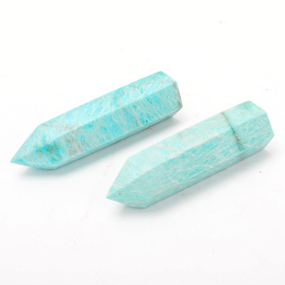 Set of 2 Amazonite Points Wholesale Crystals