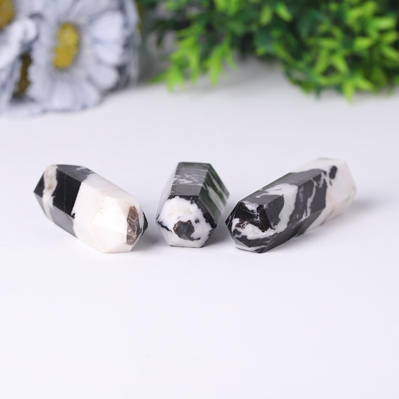 Natural Zebra Jasper Point for Sale Healing Tower Wholesale Crystals
