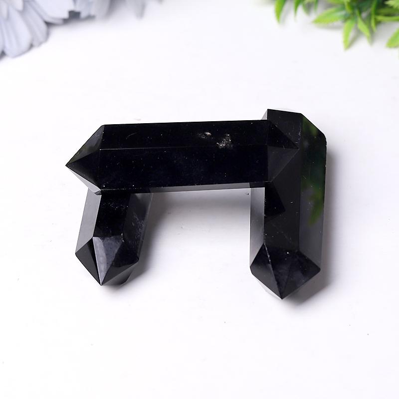 Wholesale Black Obsidian Double Terminated Point Wholesale Crystals