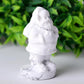 2" Howlite Santa Claus Crystal Carvings for Christmas Wholesale Crystals