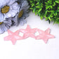 2" Rose Quartz Star Crystal Carvings Wholesale Crystals