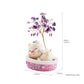 Wealth and Luck Crystal Money Tree with Cute Resin Little Cat  for Home Decor Wholesale Crystals