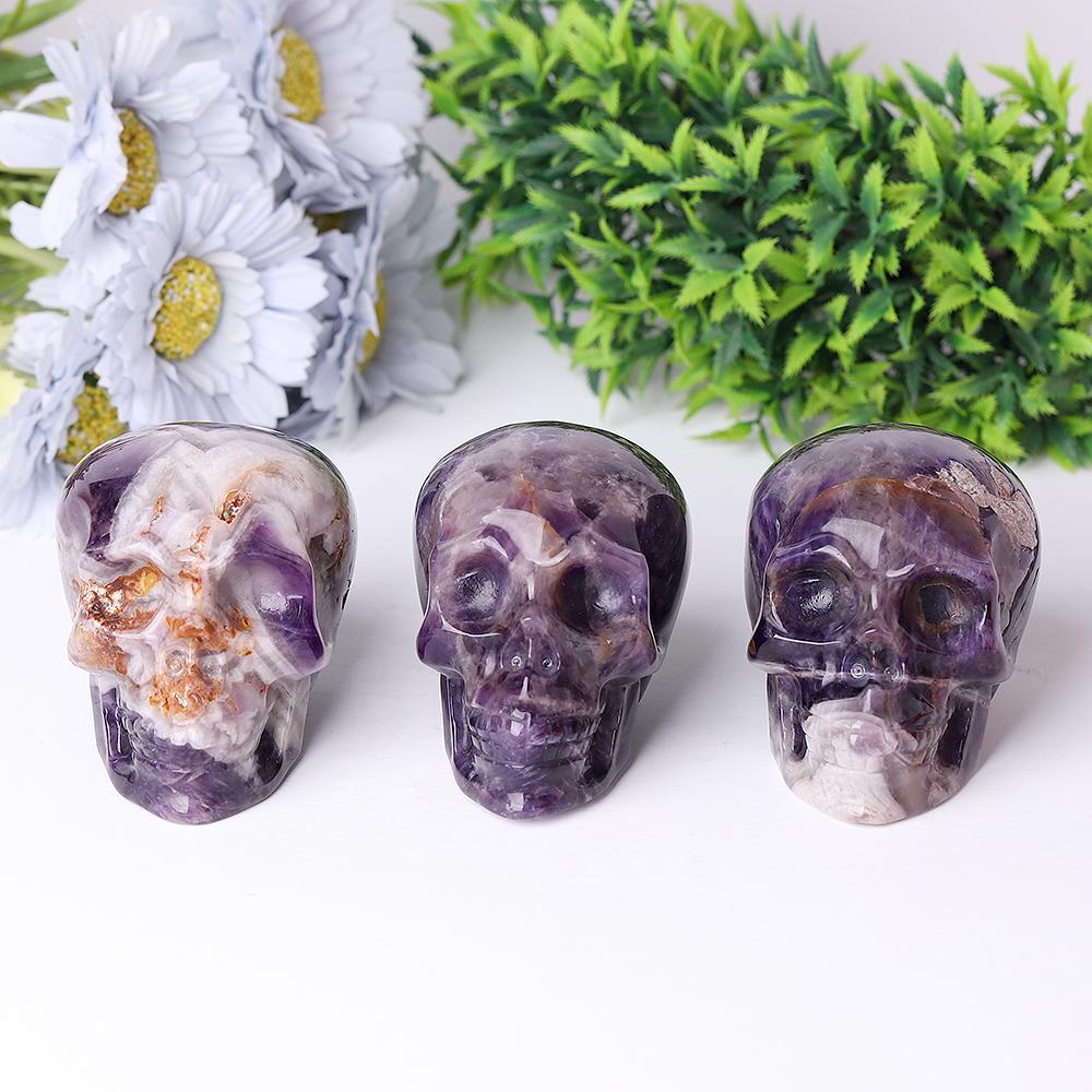 Dream Amethsyt Crystal Skull Carvings Wholesale Crystals