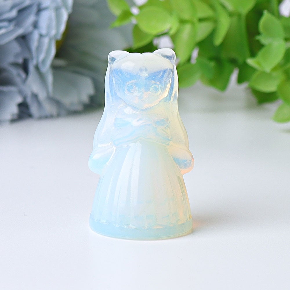 1.9" Opalite Princess Serenity Crystal Carvings Wholesale Crystals