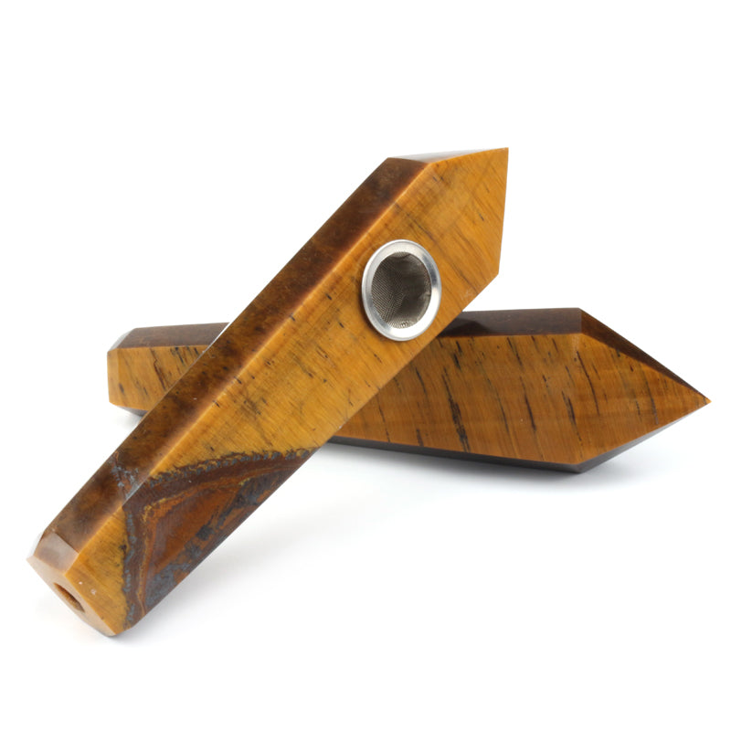 Tiger Eye Smoking Pipe wholesale support mixed customization Wholesale Crystals