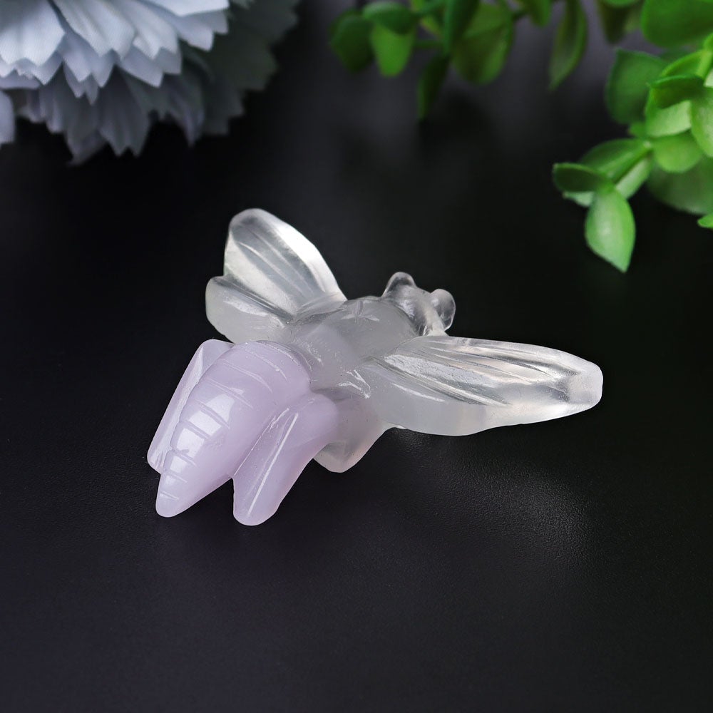 2.4" Fluorite Bumble Bee Crystal Carvings Wholesale Crystals