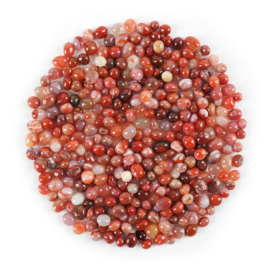 0.1kg Carnelian Tumbled Chips Stone Crushed Crystal Quartz Irregular Shaped Stones Wholesale Crystals