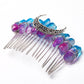 3" Aura Crystal Crown Comb Wholesale Crystals
