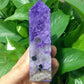 Natural Dark Puple Charoite Tower Wholesale Crystals