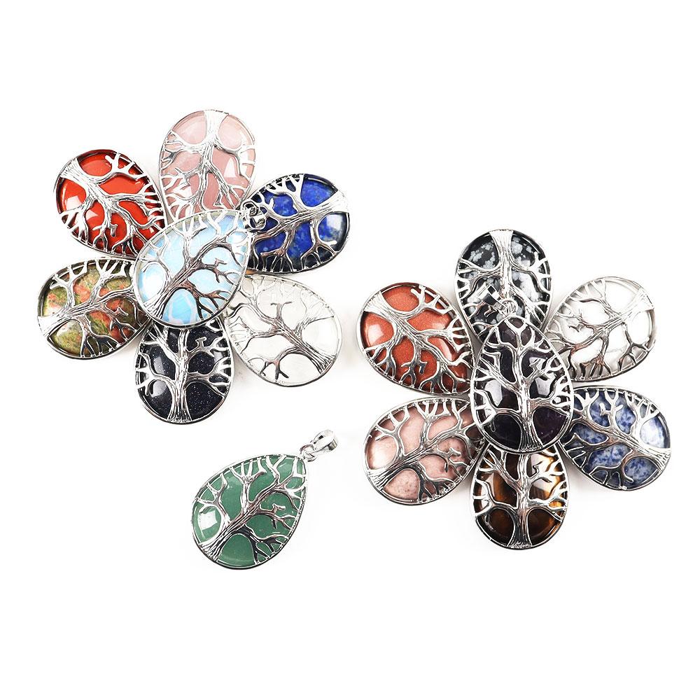 Tree of Life Amethsyt Pendant Crystals Quartz Jewelry Wholesale Crystals