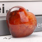 8cm Carnelian Heart Shape Carvings Wholesale Crystals