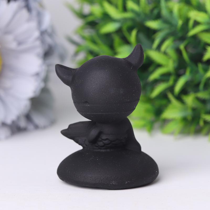 2" Black Obsidian Crystal Carvings Wholesale Crystals