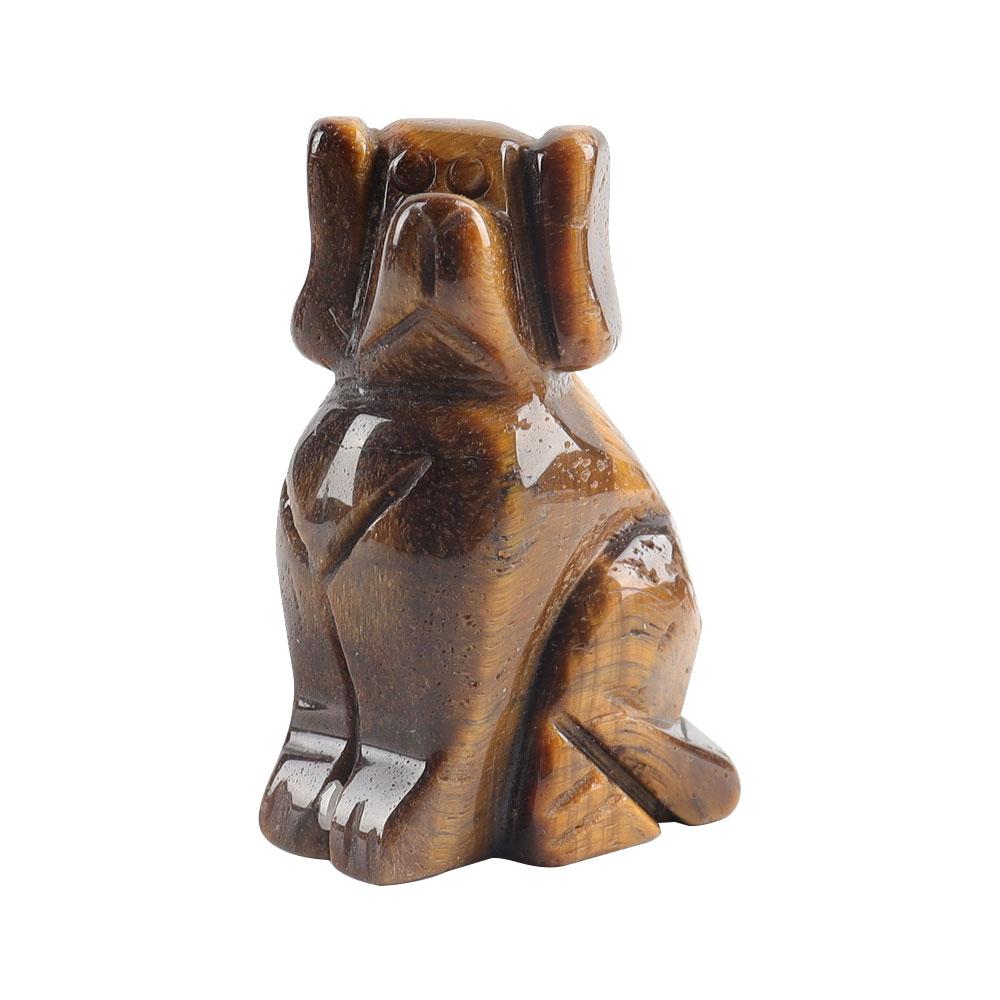 2" Sodalite Dog Figurine Crystal Carvings Wholesale Crystals