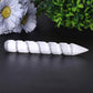 6" Spiral White Selenite Wand Wholesale Crystals