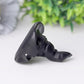 2" Black Obsidian Witch Hat Crystal Carving Halloween Gift Wholesale Crystals