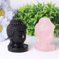3" Buddha Head Crystal Carvings Wholesale Crystals