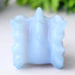 2.7" Blue Opalite Dragon Head Crystal Carvings Wholesale Crystals