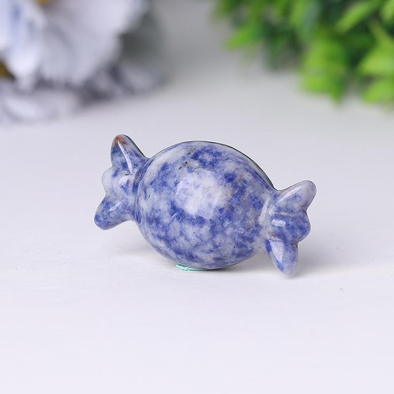 2" High Quality Natural Carved Crystal Candy Carving for Gift Wholesale Crystals