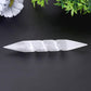 6" Spiral Selenite Double Terminated Wand Wholesale Crystals
