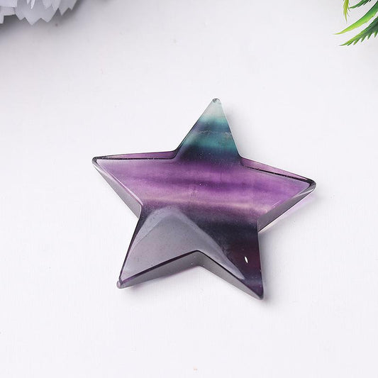 2" Fluorite Star Crystal Carvings Wholesale Crystals