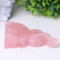 3.3" Rose Quartz Fairy Crystal Carvings Wholesale Crystals