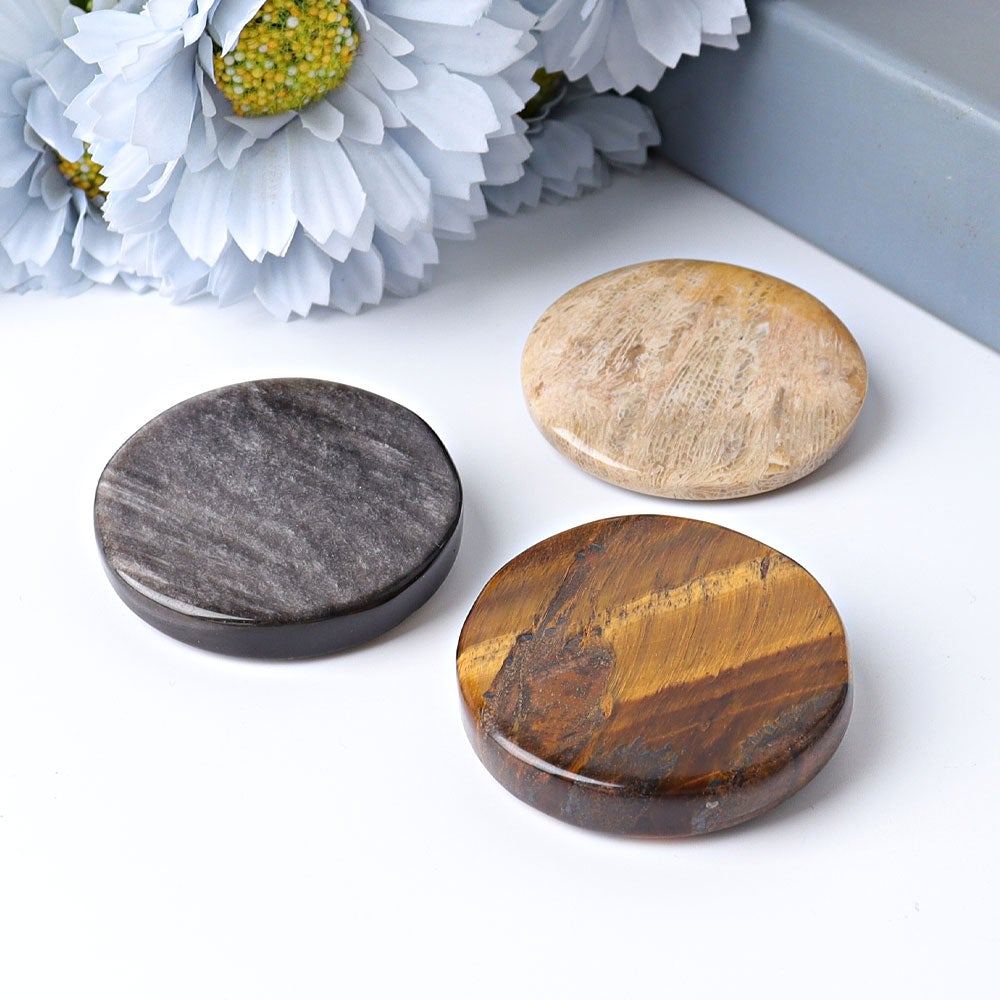 2" Round Lion Totem Crystal Carvings Wholesale Crystals