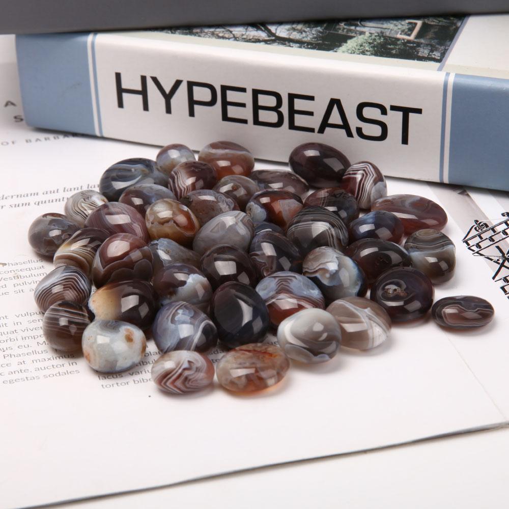 0.1kg Black Sardonyx Tumbled Stone 0.5kg Wholesale Crystals