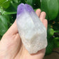 6" Purple Amethyst Double Points Half Polished #9 Wholesale Crystals