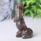 2.5" Wolf Crystal Carvings Wholesale Crystals