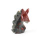 2" African Bloodstone Crystal Carving Unicorn Wholesale Crystals